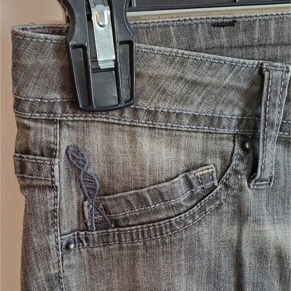 Genetic Denim The Kyle Silver Cropped Jeans Size 25 ~ Edgy Grunge Streetwear - Picture 3 of 16